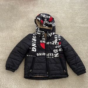 Boys North Face Reversible jacket w/ Hoodie